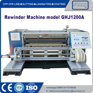 Plastic Film Rewinding Machine